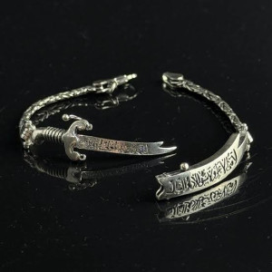 Zulfiqar Sword Stainless Steel Bracelet