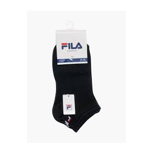 Fila Trainer Socks Low Rise Lowcut Socks for Men Black - 2 Pair Set