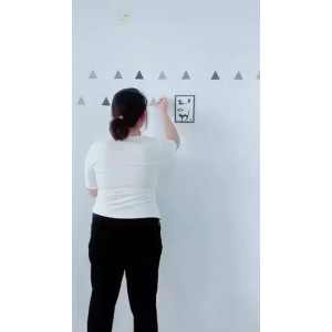 Baby Boy Room Triangles Wall Stickers