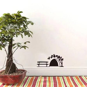 Small Mouse Hole Door Wall Sticker