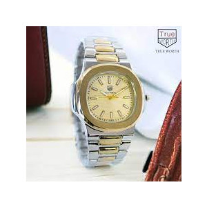 Genshirts True Worth Butterfly Quartz Watch For Men - Two tone