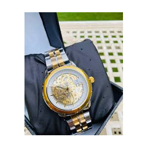 Skeleton IK Design Men's Chain Watch