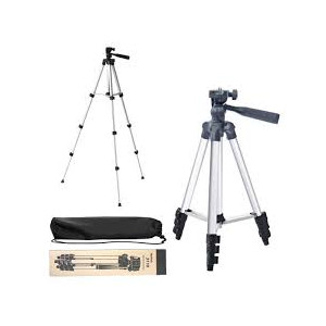 Muzamil Store Universal Tripod Camera Stand 3110 for - Black & Silver