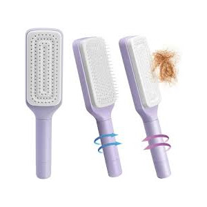 Genshirt Self Cleaning Anti Static Hair Brush