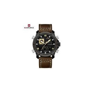 Naviforce Dual Master Watch For Men Brown (NF-9236-4)