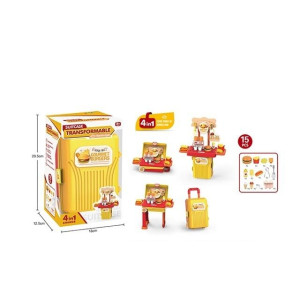 Little Angels 4 In 1 Fast Food Suitcase Toy For Kids