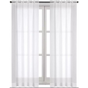 Sajid Zaib Panel Curtain Shafoon Copper Pack of 2