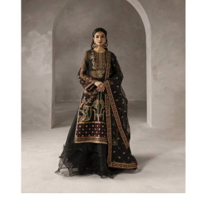 Imran Ramzan Fleurs de Minuit Embroidered Unstitched 3 Piece