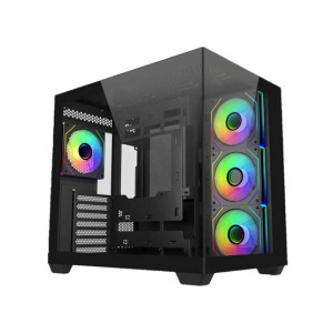 Cooler Master Elite 681 Panoramic ATX Mid Tower Case Black