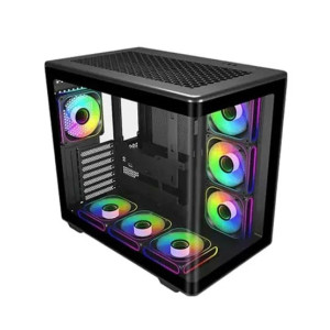 Cooler Master Elite 600 Mid-Tower PC Case 4x ARGB Fans Black
