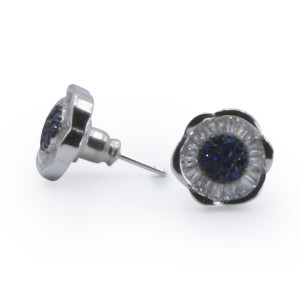 Zed Eye Berry Bluster Earrings For Women Blue (ISE106A)