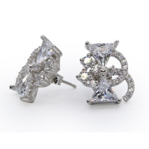 Zed Eye Hour Glass Earrings For Women (ISE128)