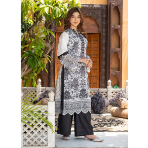 Ahlam Ivory Dusk Printed Lawn Kurta Set 2-Piece