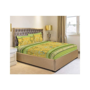 Jamal Home Double Bed Sheet With 4 Pillow (0119)