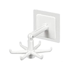 Ferozi Traders 360 Degree Rotating Wall Mounted Six hooks Holder