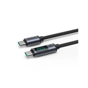 Joyroom 100W USB-C To USB-C LED Display Charging Cable 1.2M (S-S-CC100A16)