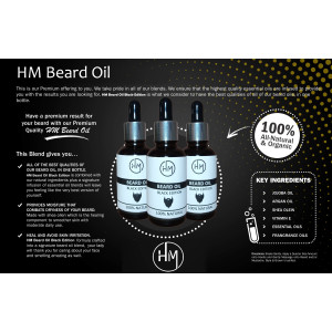 HM Beard Oil Black Edition 30ml