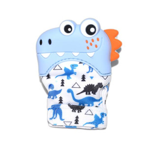 Komfy Dinosaur Printed Mitton Teether For Kid's (KTS004)