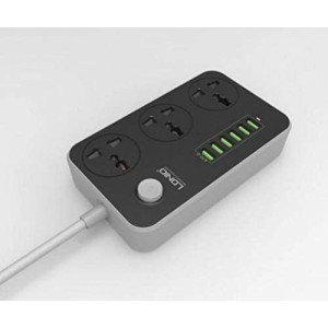 Ldnio 3.4A 6 Ports USB Charger With 3 Universal Socket (SC3604)