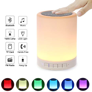 Colohana LED Touch Lamp Portable Speaker
