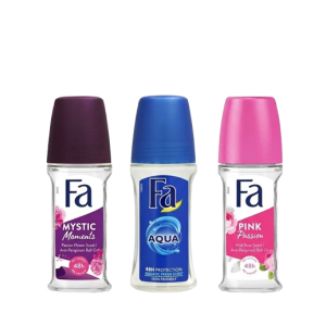 Letsshop Fa Anti Perspirant Roll On Deodorant 50ml - Set of 3