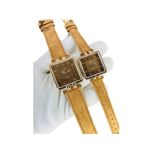 RGShop Fortune Time Square Dial Couple Watch