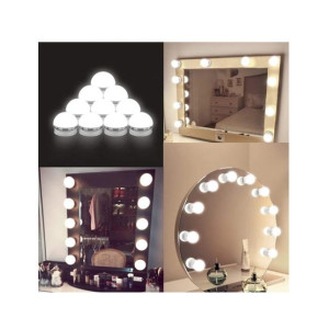 F.A Communications Vanity Mirror LED Lights 10 Pcs