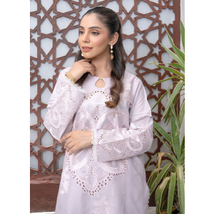 Ahlam Lilac Prism Cotton Suit 2-Piece