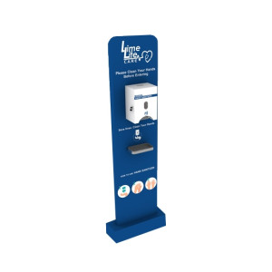 Limelite Care Manual Sanitizer Dispenser Pod With Cover Box