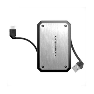 Linear Flux Lithiumcard Pro Portable Charger Silver