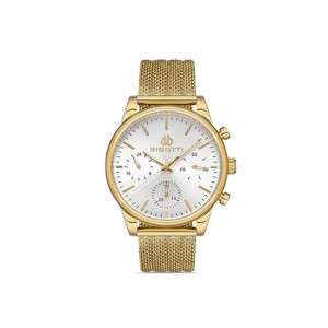 Bigotti Stainless Steel Men's Watch Golden (BG.1.10339-3)