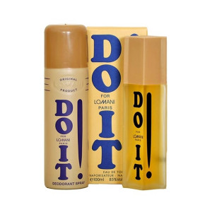 Pack of 2 – Lomani Do It Perfume & Deodorant For Men – 100 ml & 200 ml