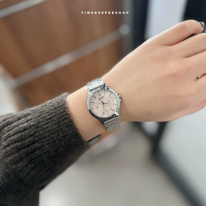 Casio Enticer Analog Watch For Women Silver (LTP-V300D-4A)