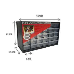 Megatech 30 Drawer Multi Purpose Storage Cabinet