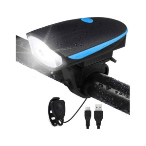 M-Mart Led Bike Night Headlight With Bell Horn
