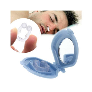M.Mart 2 in 1 Mini Anti Air Purifier Nose Clip - Blue