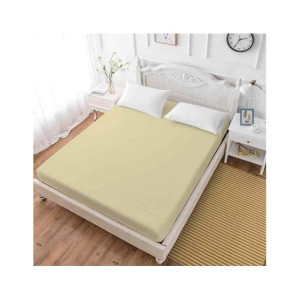 Maguari Luxury Cotton Fitted King Bed Sheet Lemon (0395)