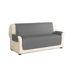 Maguari Quilted 5 Seater Sofa Cover Grey