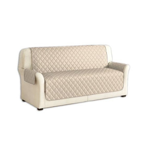 Maguari Quilted 5 Seater Sofa Cover Off-White