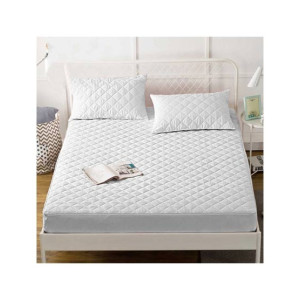 Maguari Single Quilted Mattress Protector White (0257)