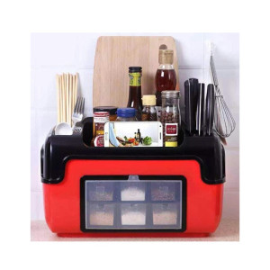 Mart89 Spice & Cutlery Organizer - Red