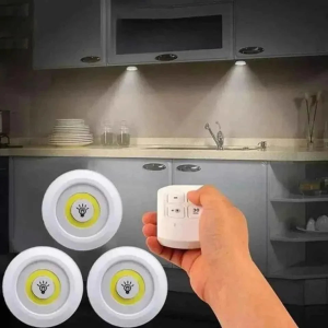 Matrix Wireless LED Night Lights with Remote Control - Pack of 3