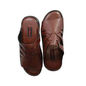 Eomobiles Medicated Leather Slippers For Men (0638)