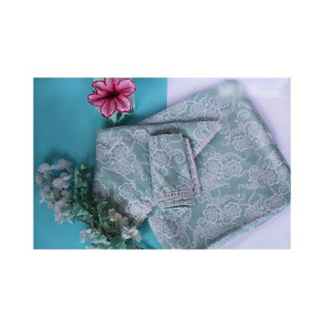 Meem Ensemble Mint Florence Bed Sheet With 2 Pillowcase