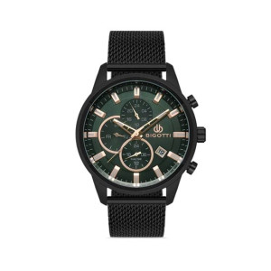 Bigotti Stainless Steel Men's Watch Black (BG.1.10355-4)