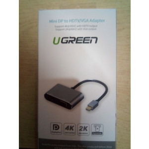 Ugreen 2-in-1 Mini DP to HDMI VGA Converter