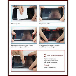 MISC 3D Glass Screen Protector For Galaxy S6 Edge Gold