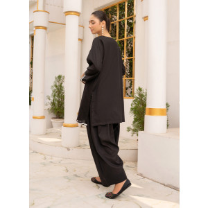 Ahlam Monochrome Swirl Set 2-piece