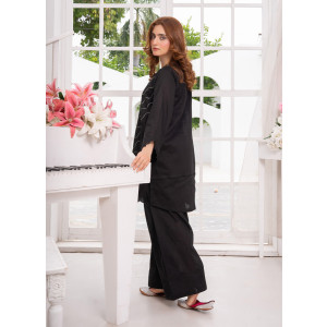 Ahlam Monochrome Tides Embroidered Lawn Suit 2-piece