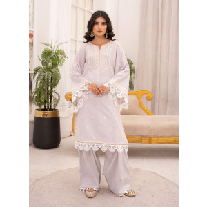 Ahlam Moonlit Willow Embroidered Lawn Suit 2-piece